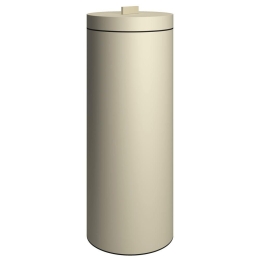 Καλάθι Απλύτων 30Lt 2560-703 25x60cm Matte Ivory Pam&Co Ανοξείδωτο Ατσάλι