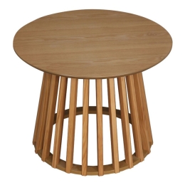 Τραπέζι Σαλονιού Domonic 260-000017 Φ60x45cm Natural