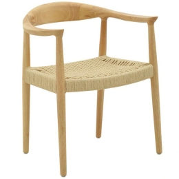 Πολυθρόνα Juvan 263-000024 64x53x77cm Natural Rattan,Ξύλο