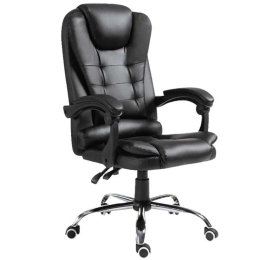 Καρέκλα Γραφείου Διευθυντή Benett 277-000007 62x48x110/120cm Black