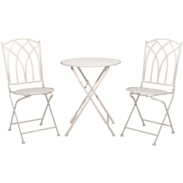 Τραπεζαρία Κήπου Gordon (Σετ 3Τμχ) 278-125-017 Beige 2 Θέσεων