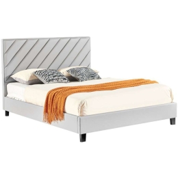 Κρεβάτι Franky (Για Στρώμα 160x200cm) 279-000008 206x166x116,5cm Grey Διπλό