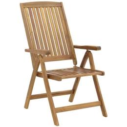 Πολυθρόνα Πτυσσόμενη Zerco 282-000006 61x65x110cm Natural