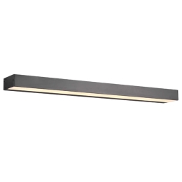 Φωτιστικό Τοίχου - Απλίκα Rocco 283916032 8W Led 60x3,6cm Black Mat Trio Lighting Αλουμίνιο