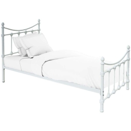 Κρεβάτι Beowulf (Για Στρώμα 90x190cm) 285-000009 190x90x102cm White Μονό