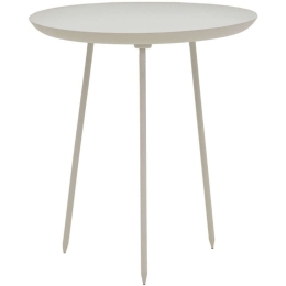 Τραπεζάκι Βοηθητικό Flaz 287-000023 Φ46x50cm White