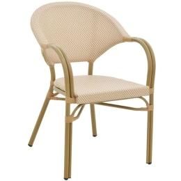 Πολυθρόνα Elyza 289-000004 57x62x84cm Natural-Beige