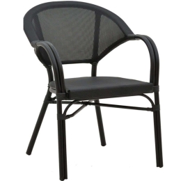 Πολυθρόνα Elyza 289-000005 57x62x84cm Black