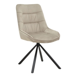 Καρέκλα Wori 48x56x82cm Beige-Black