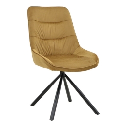 Καρέκλα Wori 48x56x82cm Brown-Black