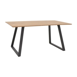 Τραπέζι Winor 292-000069 160x90x75cm Natural-Black