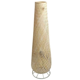 Φωτιστικό Δαπέδου Solian 299-000011 Φ27x96cm Ε27 40W Natural Inart