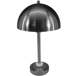 Φωτιστικό Επιτραπέζιο Lustrous 300-000005 Φ25x42cm E27 2W Silver Inart
