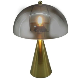Φωτιστικό Επιτραπέζιο Illumna 300-000011 Φ25x37cm E27 2W Gold Inart