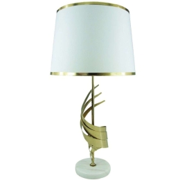 Φωτιστικό Επιτραπέζιο Astral 300-000018 Φ35x68cm Ε27 60W Gold-White Inart