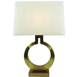 Φωτιστικό Επιτραπέζιο Prism 300-000019 Φ35x54cm Ε27 40W Gold-Cream Inart
