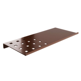 Ράφι Μπάνιου 3015-943 28x15x1cm Matte Wenge Pam&Co Ανοξείδωτο Ατσάλι
