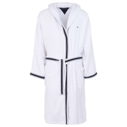 Μπουρνούζι University White Tommy Hilfiger