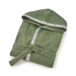 Μπουρνούζι Timeless 2 Eponge 666291 Khaki Tommy Hilfiger