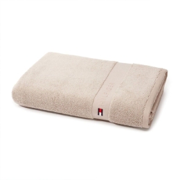 Πετσέτα Legend 666263 Sand Tommy Hilfiger Σώματος 100x150cm 100% Βαμβάκι