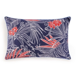 Μαξιλαροθήκη Διακοσμητική Tropical 684887 Navy Tommy Hilfiger 40X60cm 100% Βαμβακοσατέν