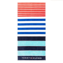 Πετσέτα Θαλάσσης Montauk Fuchsia Tommy Hilfiger Θαλάσσης 90x180cm 100% Cotton