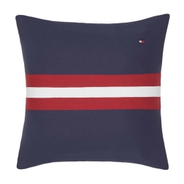 Μαξιλαροθήκη Διακοσμητική Tailor 684959 Navy Tommy Hilfiger 40Χ40 100% Βαμβάκι