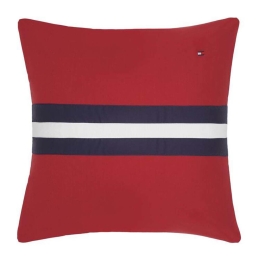 Μαξιλαροθήκη Διακοσμητική Tailor 684995 Red Tommy Hilfiger 40Χ40 100% Βαμβακερό Περκάλι