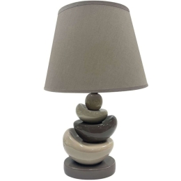 Φωτιστικό Επιτραπέζιο Hethen 306-000005 Φ30x43,5cm E27 60W Multi-Brown Inart