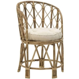 Πολυθρόνα Rostan 309-000001 60x46x80cm Natural