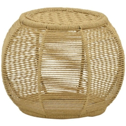 Σκαμπό Wanar 309-000012 Φ44x32cm Natural