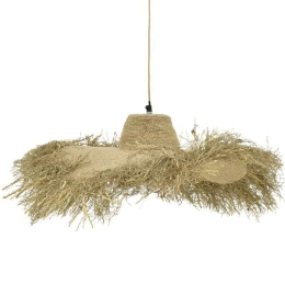 Φωτιστικό Οροφής Naloa 311-000011 Φ72x96cm 1xE27 10W Natural Inart
