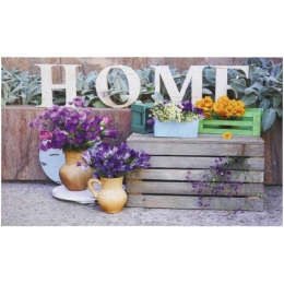 Πατάκι Εισόδου Gallery 001 Home Flower 45X75cm Multi Sdim 45X75
