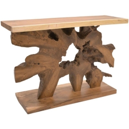 Κονσόλα Nasiol 315-000008 120x40x75cm Natural Ξύλο