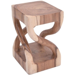 Σκαμπό Garem 315-000015 30x30x45cm Natural