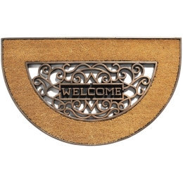 Πατάκι Εισόδου Mathara 004 Welcome HR 45X75cm Natural Beige Sdim 45X75