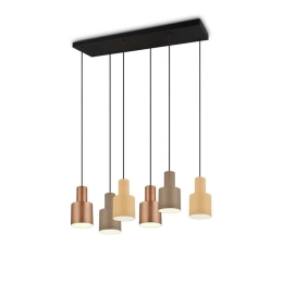 Φωτιστικό Οροφής - Ράγα Agudo 319400617 85x27x150cm 6xE27 40W Multi Trio Lighting
