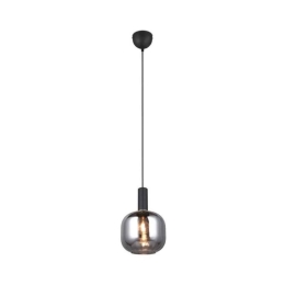 Φωτιστικό Οροφής Diva 319800132 20x150cm 1xE27 10W Chrome-Black Trio Lighting