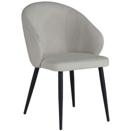 Πολυθρόνα Patya 320-000007 56x61x82cm Cream-Black Μέταλλο,Ύφασμα