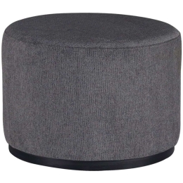 Σκαμπό Numan 320-000021 Φ60x44cm Anthracite-Black