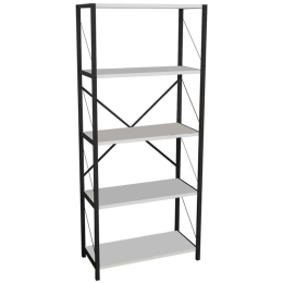 Βιβλιοθήκη Draizy 321-000006 60x30x150cm White-Black