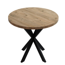 Τραπέζι Kalipso 321-000095 Φ70x75cm Natural-Black