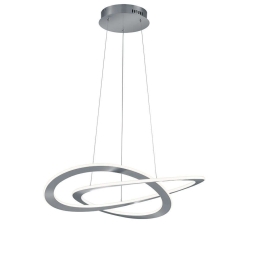 Φωτιστικό Οροφής Oakland 321710107 71x150cm 1xSMD 52W 6200lm 3000K Nickel Trio Lighting