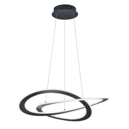 Φωτιστικό Οροφής Oakland 321710142 71x150cm 1xSMD 52W 6200lm 3000K Anthracite Trio Lighting