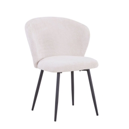 Καρέκλα Karg 327-000018 57x62x80cm White-Black