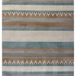 Χαλί Tenerife 66530-630 Blue-Multi Merinos 133X190cm