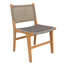 Καρέκλα Darien 333-000004 52x62x86cm Natural-Black-Cream