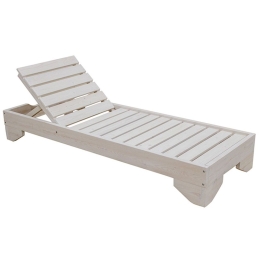 Ξαπλώστρα Koral 34.0002.1 77x214x29cm White Zita Plus