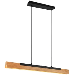 Φωτιστικό Οροφής - Ράγα Kerala 341610132 90x8x150cm 1xSMD LED 25W 3000lm 3000K Brown-Black Trio Ligh