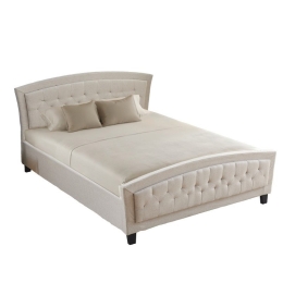 Κρεβάτι Camaro (Για Στρώμα 160x200cm) 347-000019 170x218x109cm Beige Υπέρδιπλo